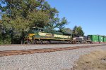 NS 1068, Erie RR heritage unit leads train 23M at MP116